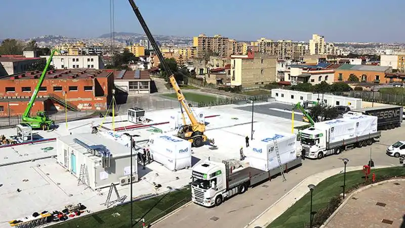 ospedali modulari covid campania 3