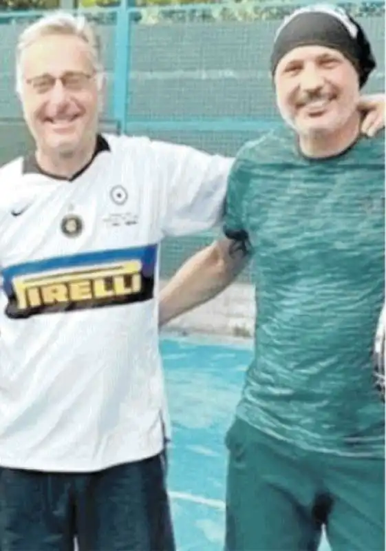 PAOLO BONOLIS E SINISA MIHAJLOVIC