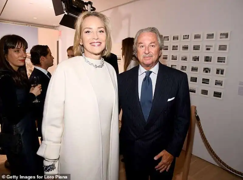 pier luigi loro piana e sharon stone