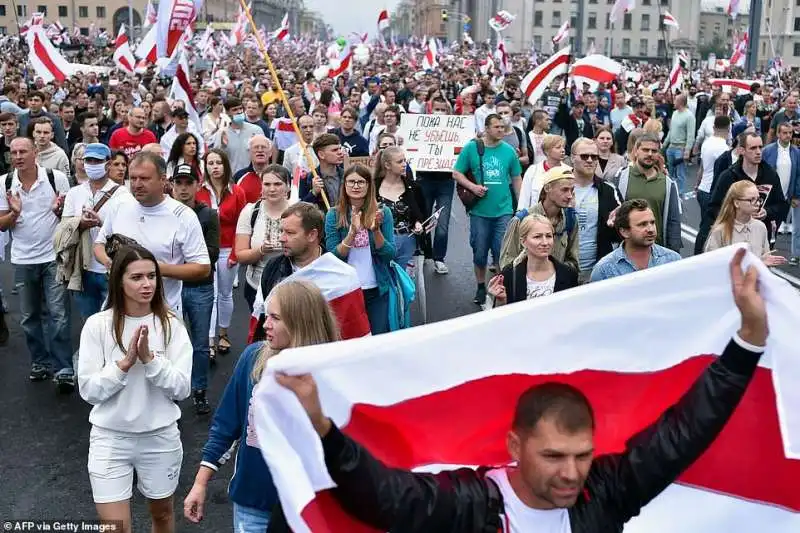 proteste in bielorussia   23 agosto 2020 11