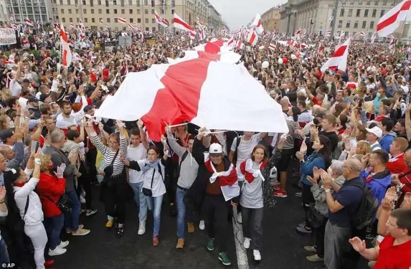 proteste in bielorussia   23 agosto 2020 