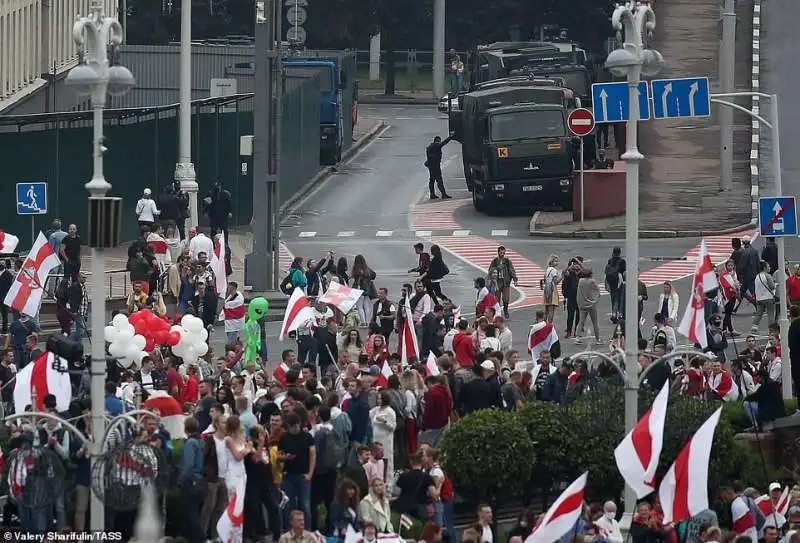 proteste in bielorussia   23 agosto 2020 14