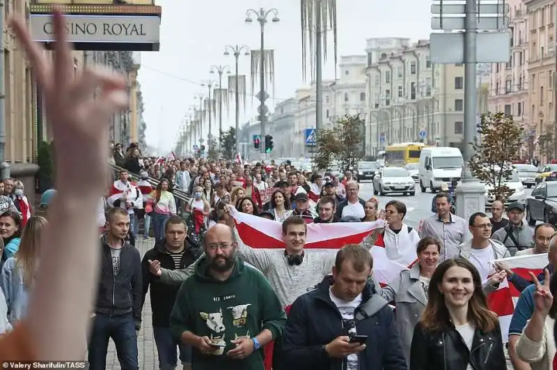 proteste in bielorussia   23 agosto 2020 17