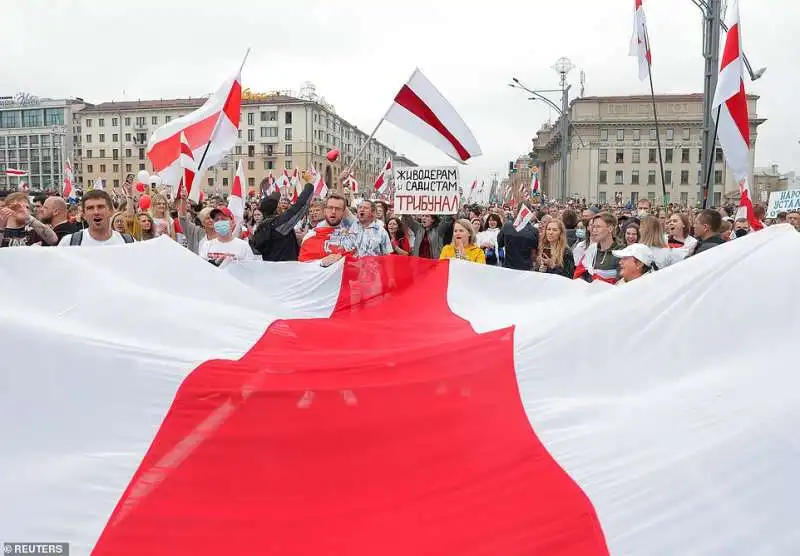 proteste in bielorussia   23 agosto 2020 19