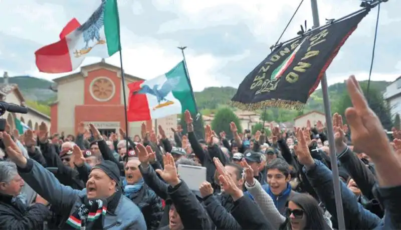 RADUNO DI FASCISTI A PREDAPPIO