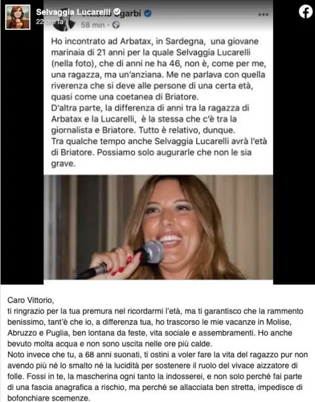 SELVAGGIA LUCARELLI VS SGARBI