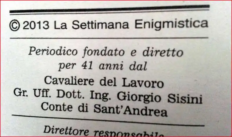 SETTIMANA ENIGMISTICA 