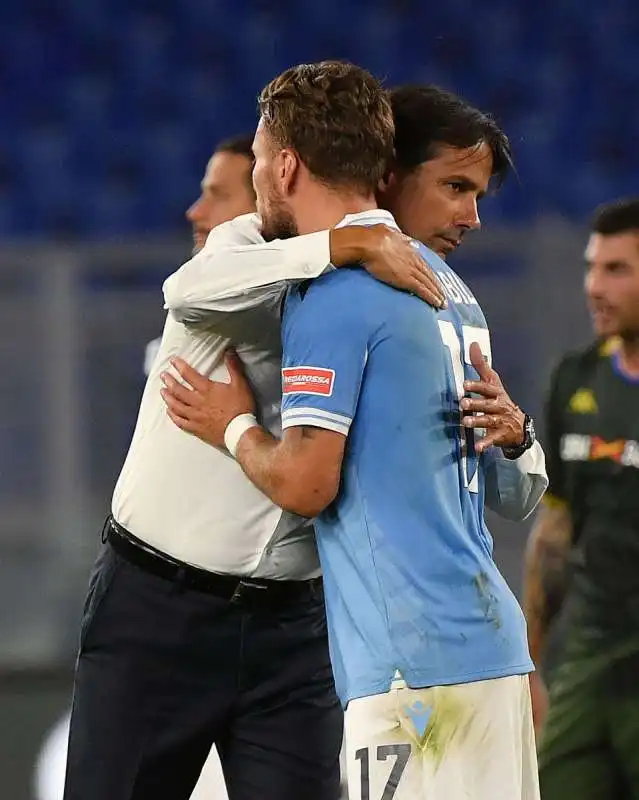 simone inzaghi e ciro immobile  foto mezzelani gmt043