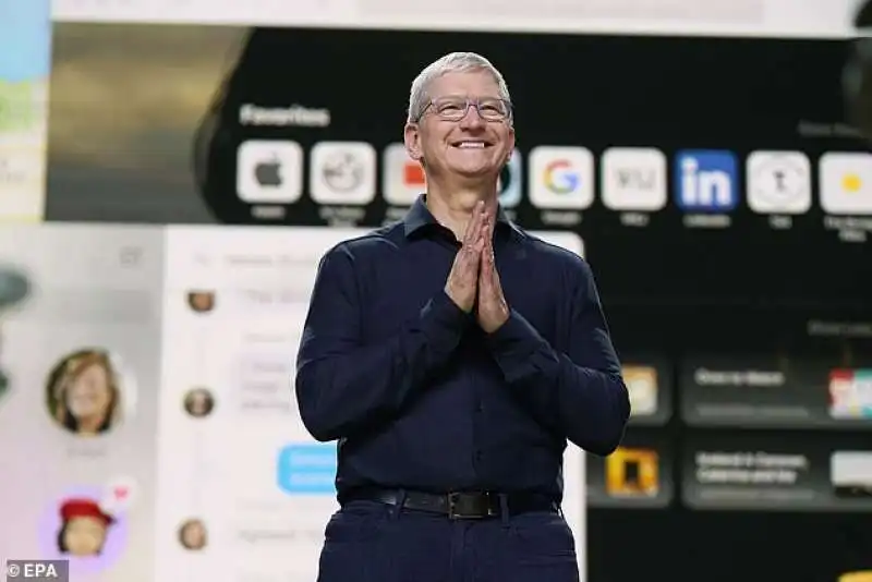 tim cook se la ride