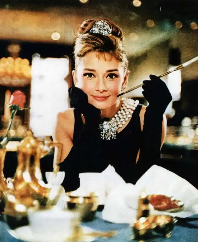 Audrey Hepburn con il diamante