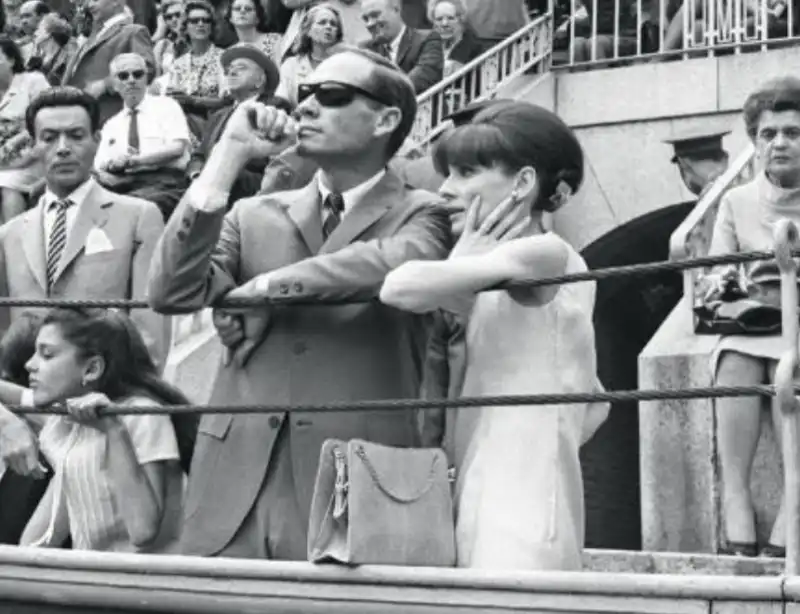 audrey hepburn e mel ferrer corrida