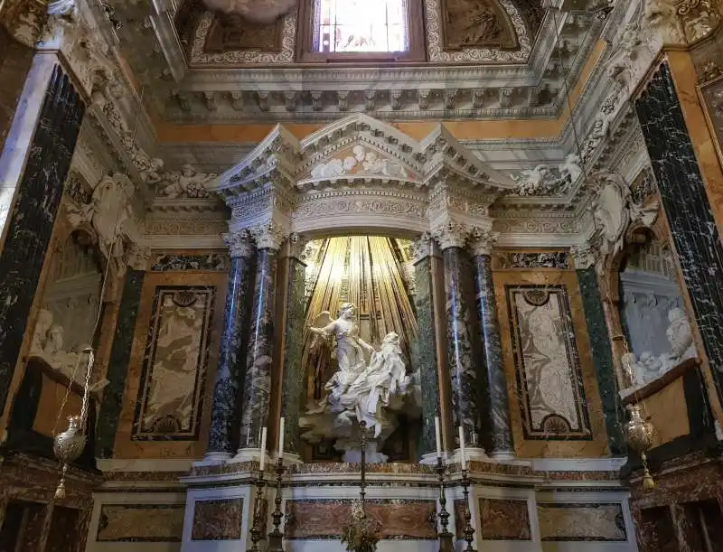 cappella cornaro ed estasi di santa teresa   bernini   santa maria della vittoria 