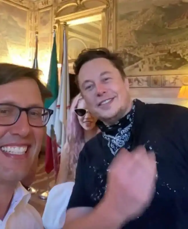 dario nardella con elon musk 