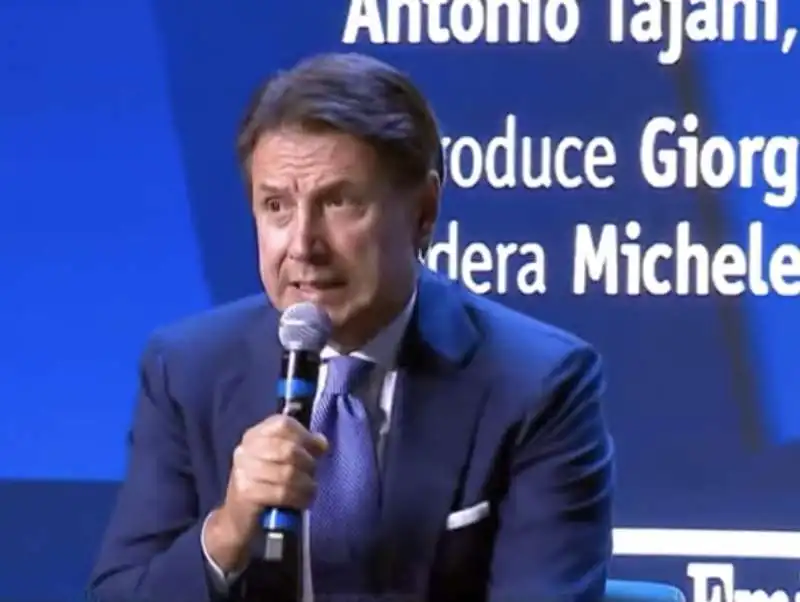 giuseppe conte al meeting di rimini 