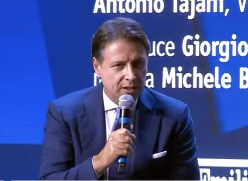 giuseppe conte al meeting di rimini