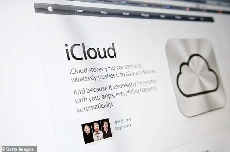 iCloud server