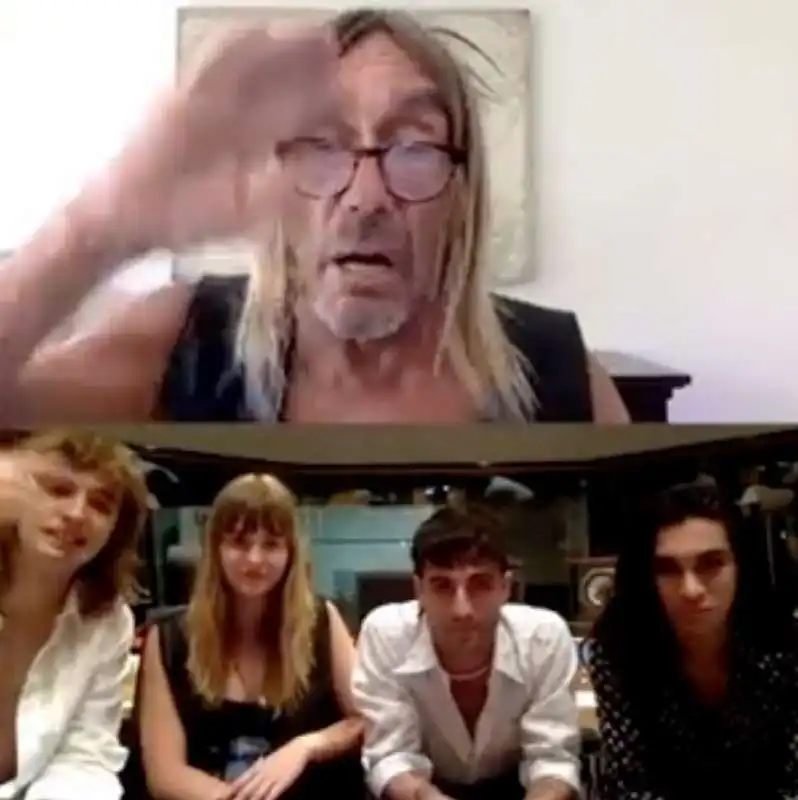 iggy pop e i maneskin  2