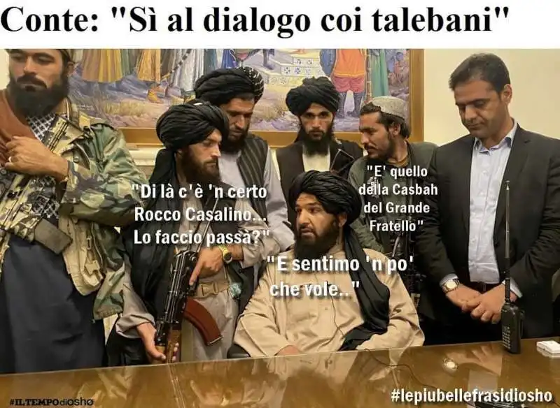 IL DIALOGO DI CONTE CON I TALEBANI - BY OSHO