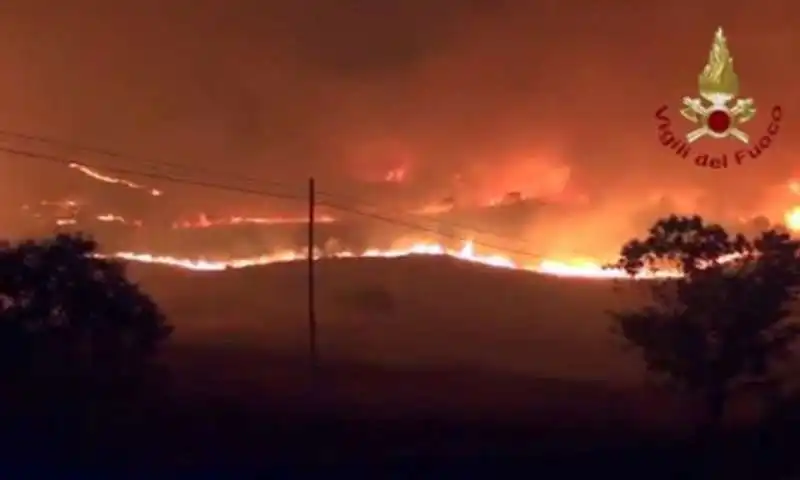 incendi in calabria