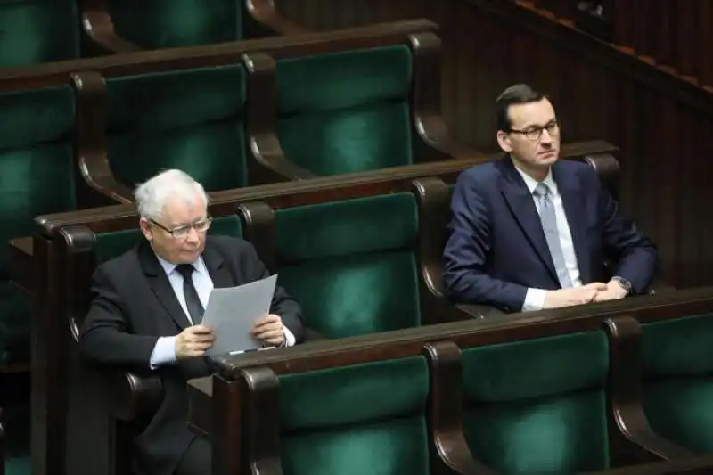 jaroslaw kaczynski mateusz morawiecki  