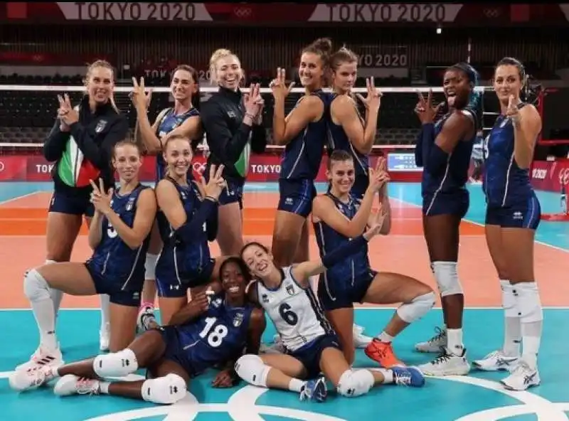 LA NAZIONALE FEMMINILE DI PALLAVOLO ALLE OLIMPIADI DI TOKYO