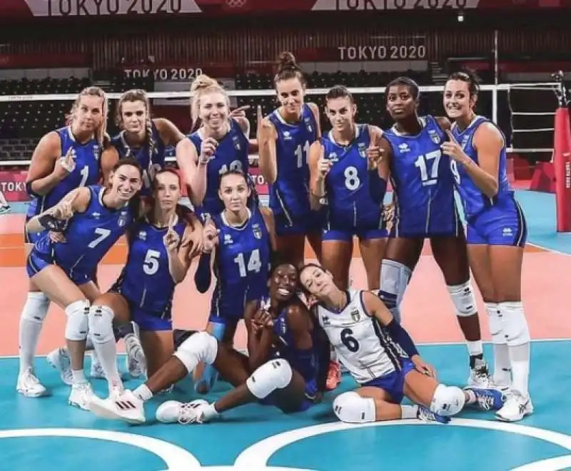 LA NAZIONALE FEMMINILE DI PALLAVOLO ALLE OLIMPIADI DI TOKYO