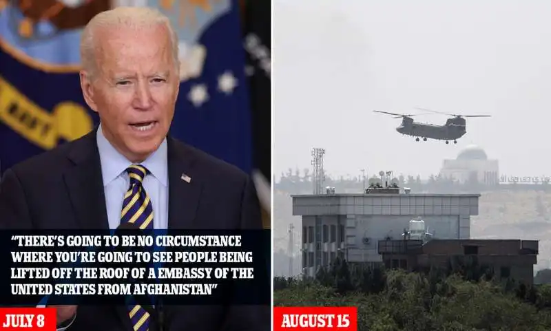 la previsione sbagliata di biden sull afghanistan 