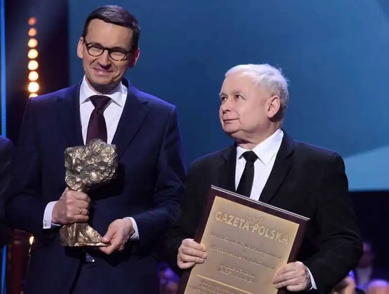 mateusz morawiecki  jaroslaw kaczynski