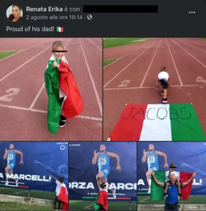  post dell ex compagna di marcell jacobs dopo la vittoria alle olimpiadi