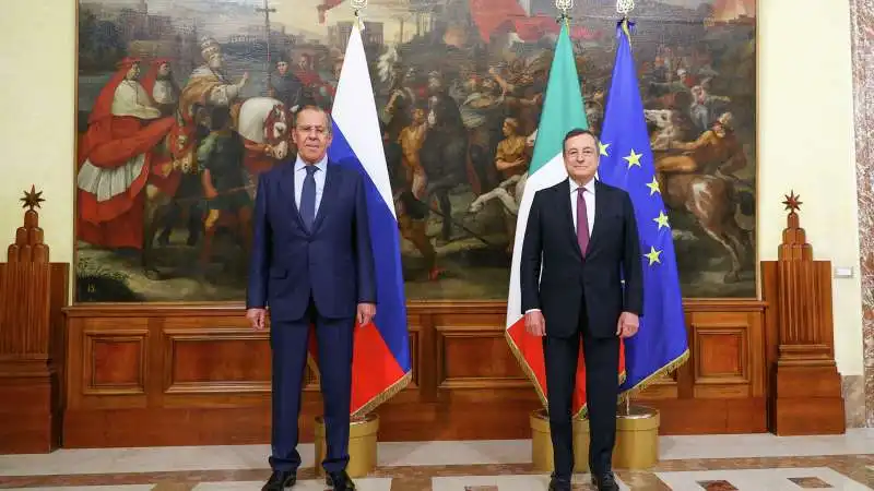 SERGEI LAVROV MARIO DRAGHI 