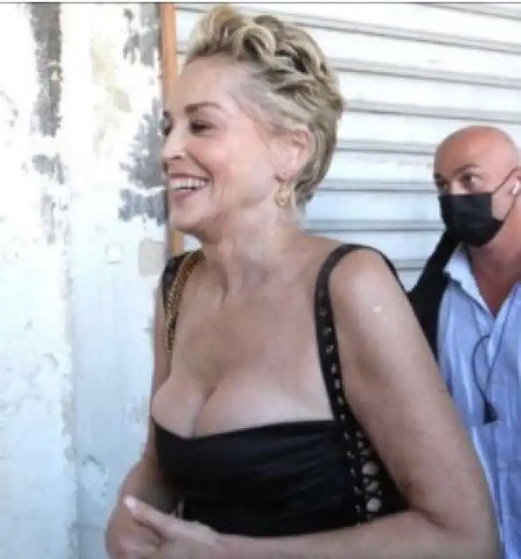 sharon stone a venezia 