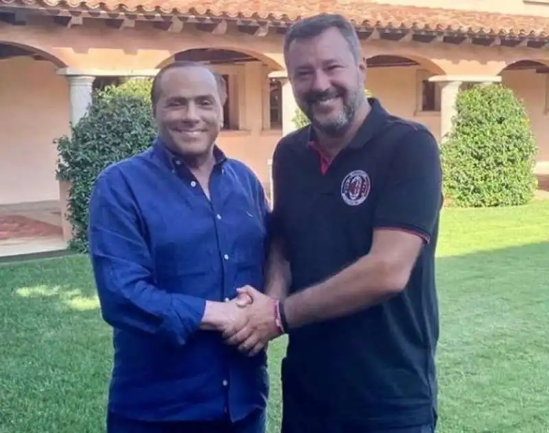 SILVIO BERLUSCONI E MATTEO SALVINI