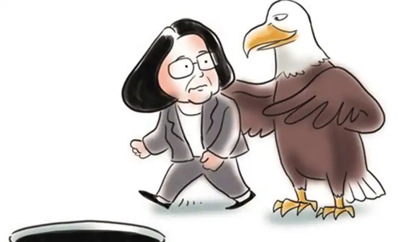 vignette del global times su taiwan, usa e l'afghanistan