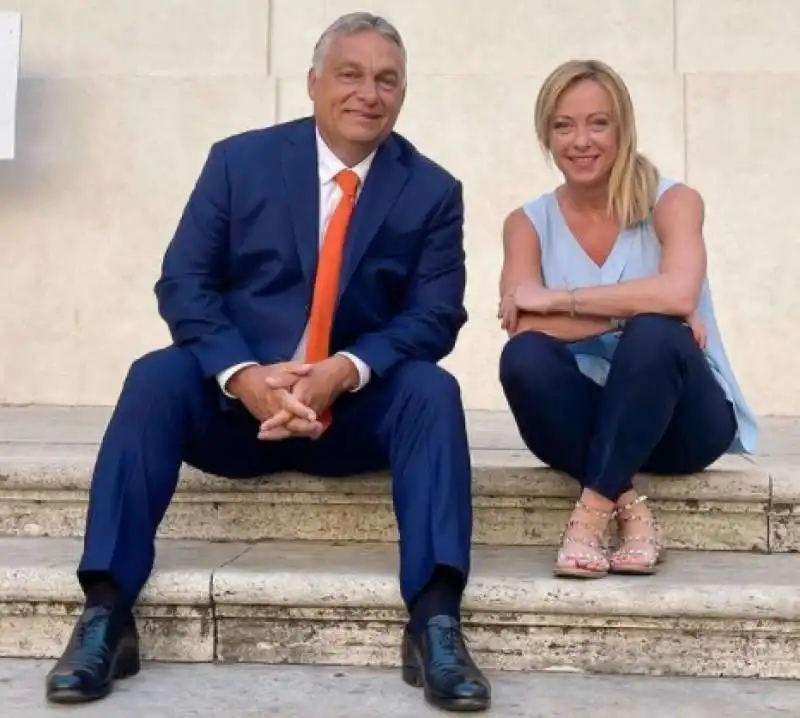 VIKTOR ORBAN GIORGIA MELONI