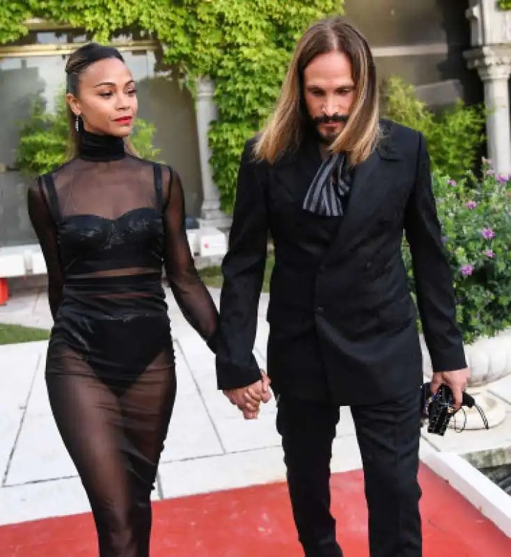 zoe saldana e marco perego