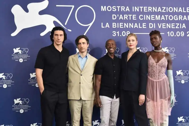 adam driver, noah baumbach, don cheadle, greta gerwig e jodie turner smith