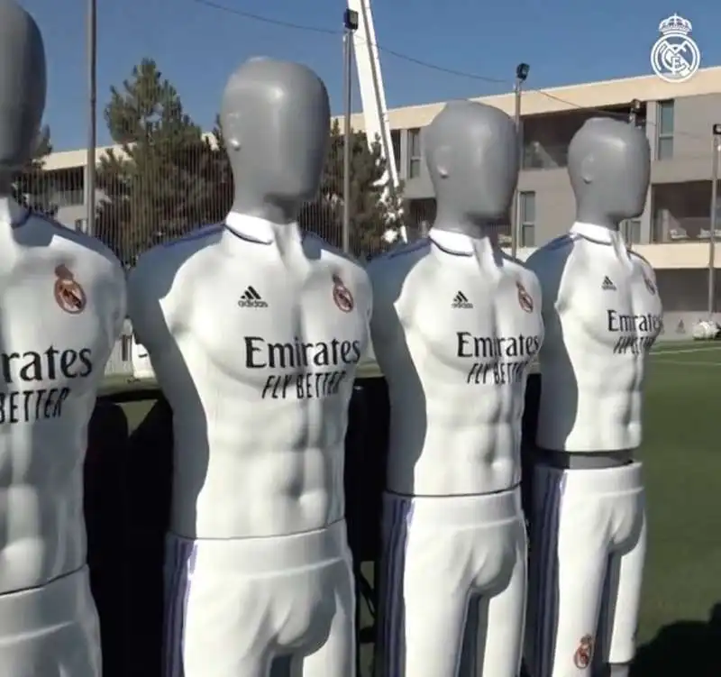 ALLENAMENTO HI TECH DEL REAL MADRID 