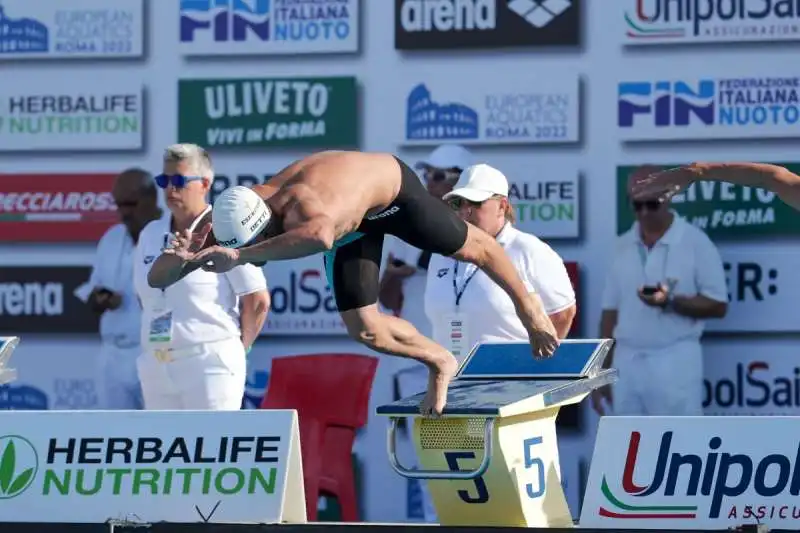 argento nella  4x200 stile libero uomini europei di nuoto 3