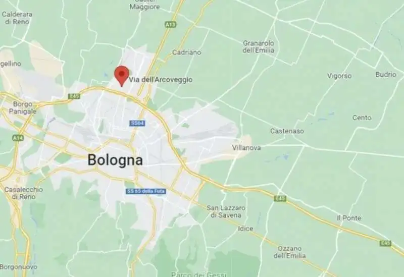 bologna   la strada dove e' stata uccisa alessandra matteuzzi.  