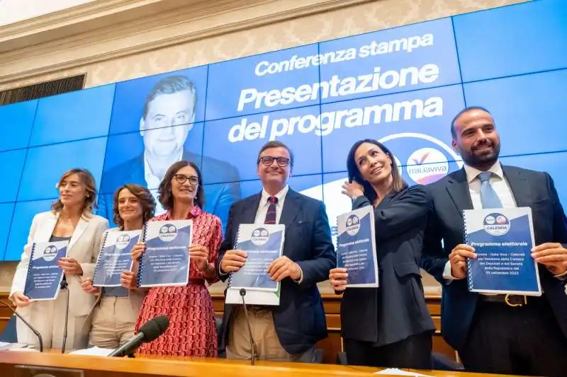 BOSCHI - BONETTI - GELMINI - CALENDA - CARFAGNA – MARATTIN