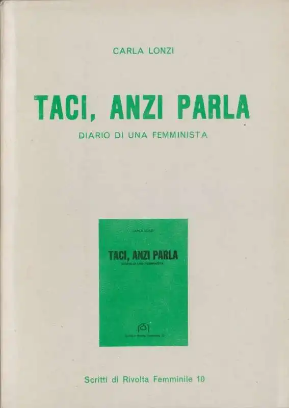 carla lonzi   taci anzi parla