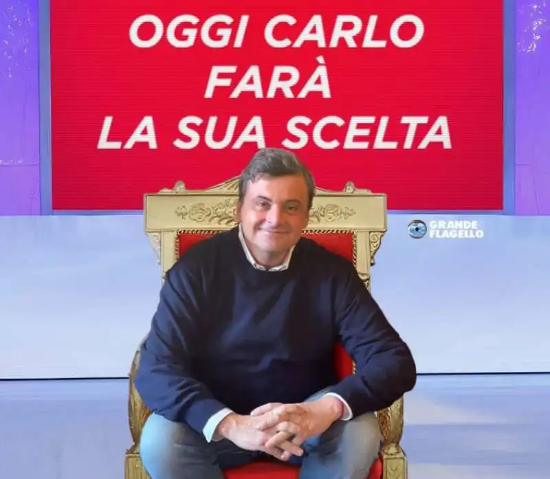 CARLO CALENDA MEME BY IL GRANDE FLAGELLO 