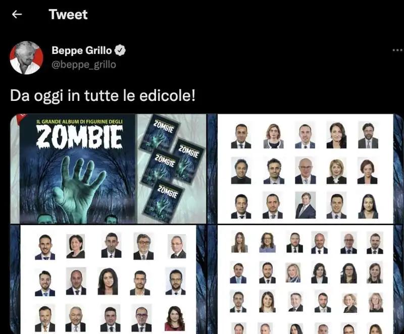 di maio e gli scissionisti come zombie   by beppe grillo   1