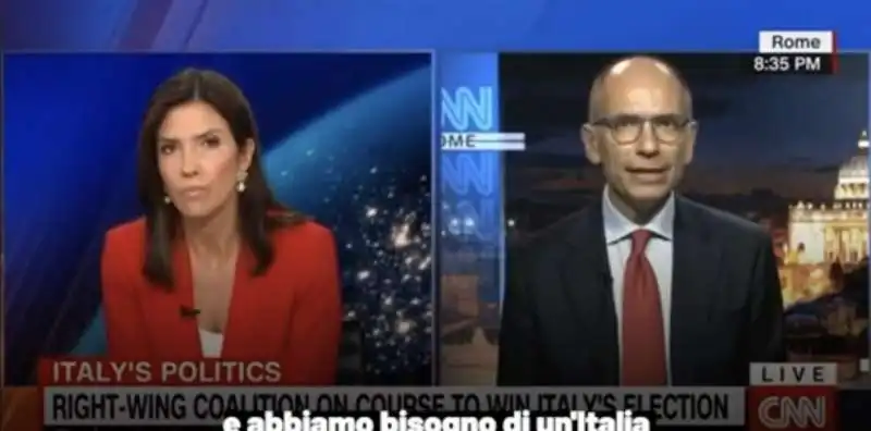 enrico letta intervistato dalla cnn   1