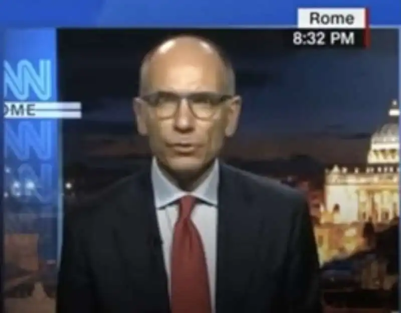 enrico letta intervistato dalla cnn   6