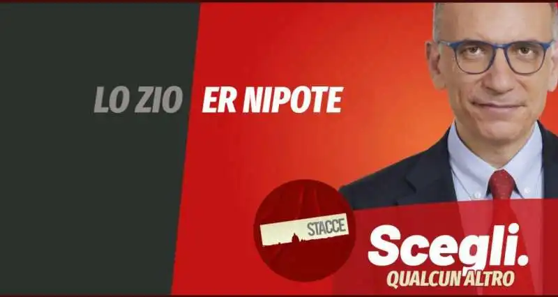 enrico letta presa in giro slogan elettorale 3