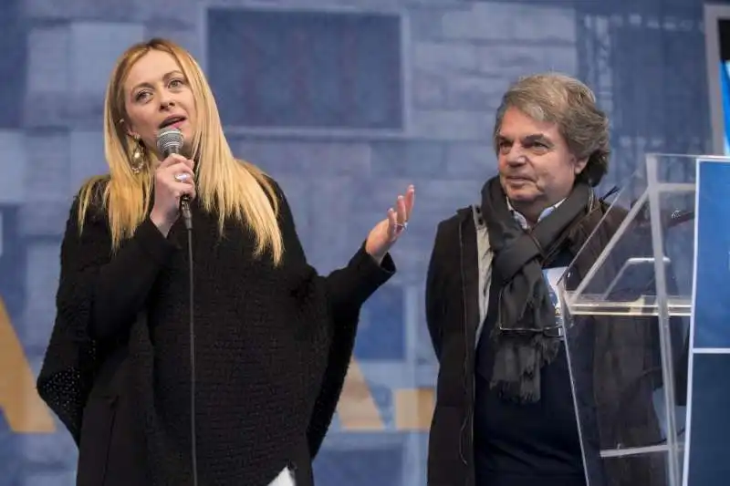 GIORGIA MELONI RENATO BRUNETTA 