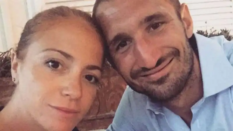 GIORGIO CHIELLINI E LA MOGLIE CAROLINA BONISTALLI 