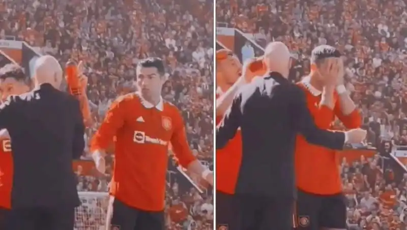 il confronto tra cristiano ronaldo e erik ten hag 3