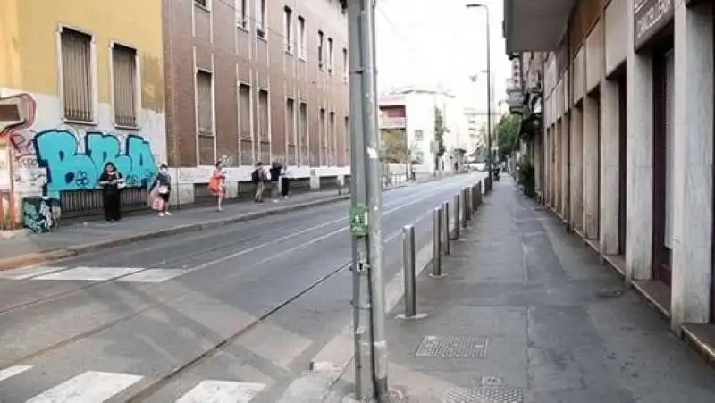 Incidente in via Bartolini a Milano 